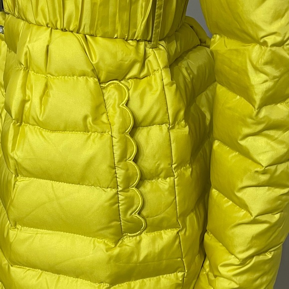 Women Winter Hooded Quilted Light Portable Down Coat Yellow Outerwear Size S/M - Picture 7 of 16